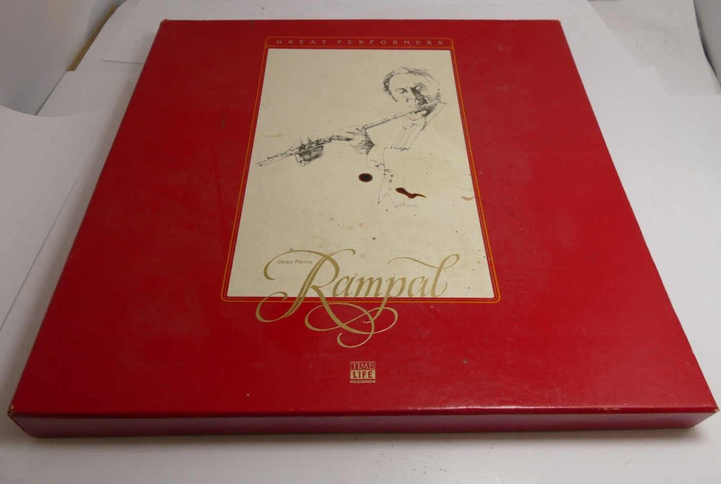 Time life box 3 vinyl lp set great performers jean pierre rampal stl po5 1981 capitol