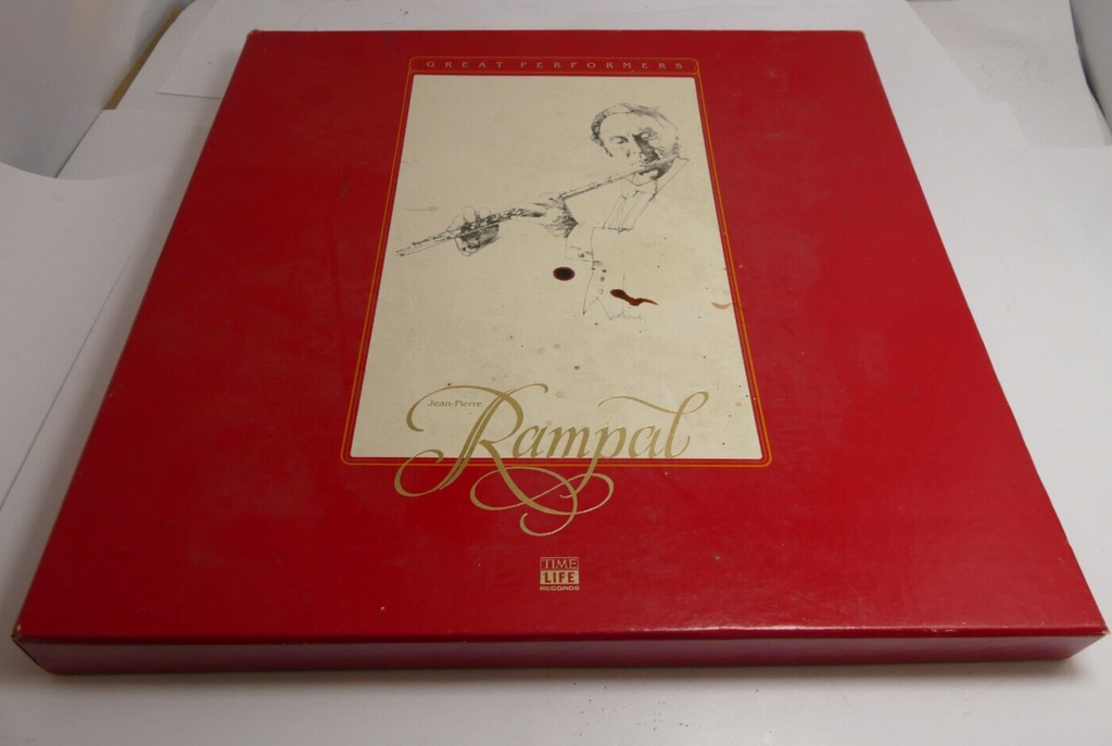 Time life box 3 vinyl lp set great performers jean pierre rampal stl po5 1981 capitol