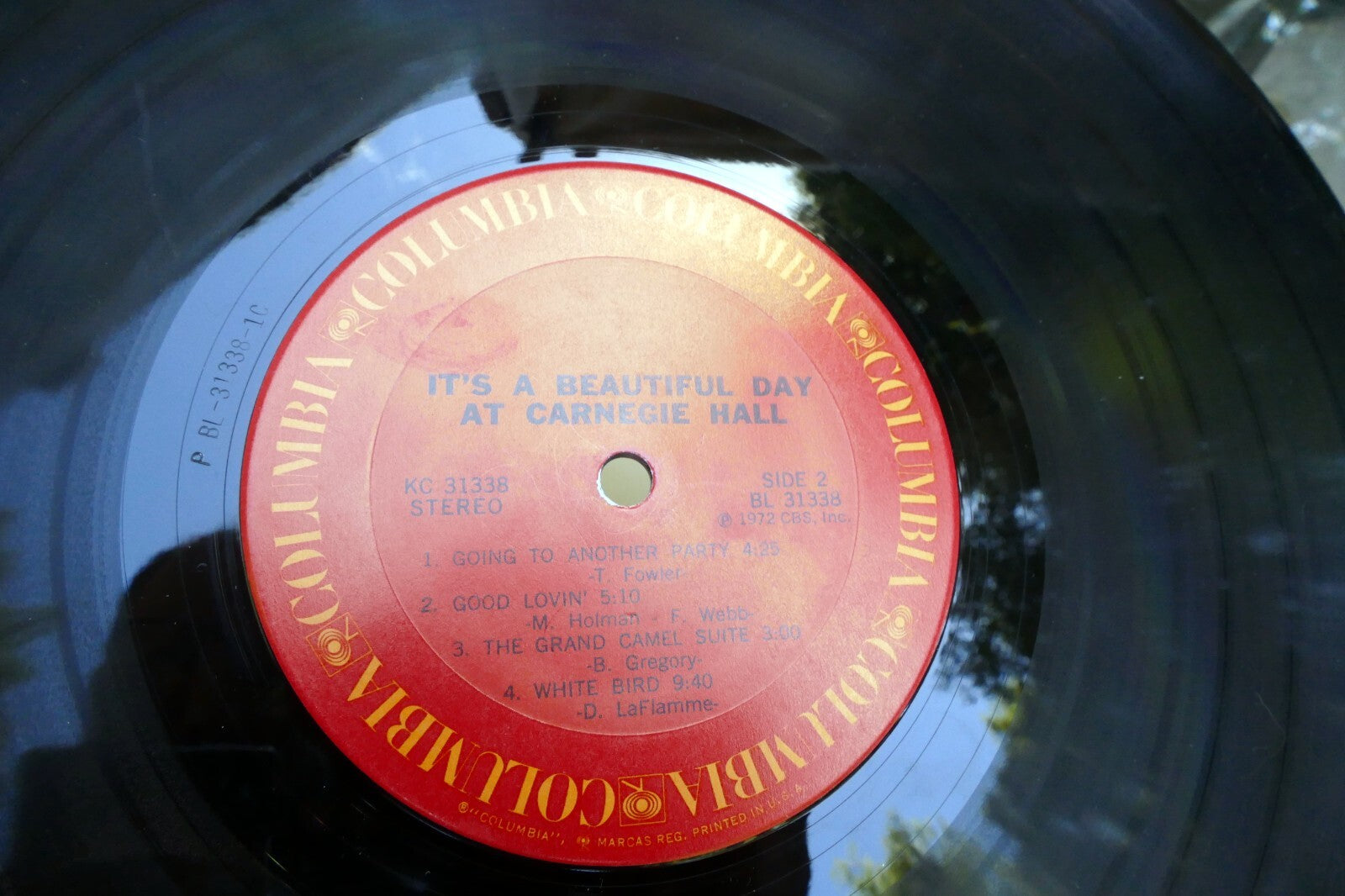 IT'S A BEAUTIFUL DAY AT CARNEGIE HALL   KC-31338 LP VINYL RECORD 1972 Columbia