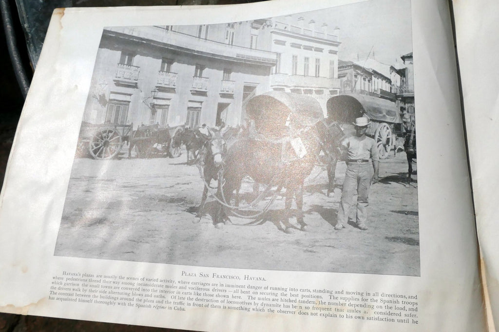 AMERICAN HAVANA Harbor USS "Newark" CUBAN JOURNAL Brochure 1898-1900 incomplete