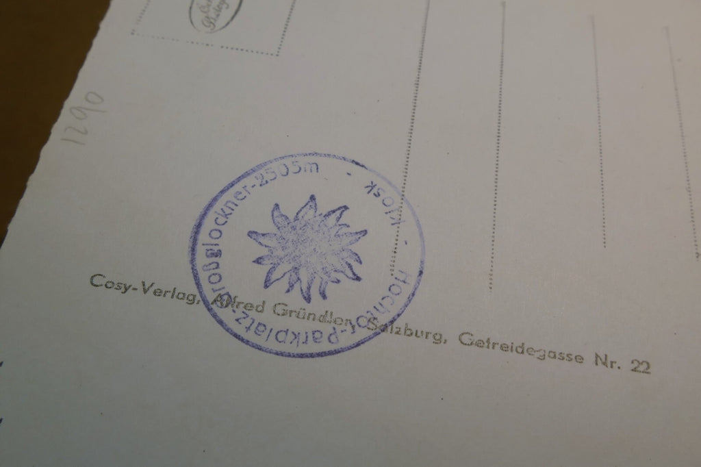 ALPENGASTHOF "WALLACK-HAUS"  postcard Black & white Austria vintage - unposted