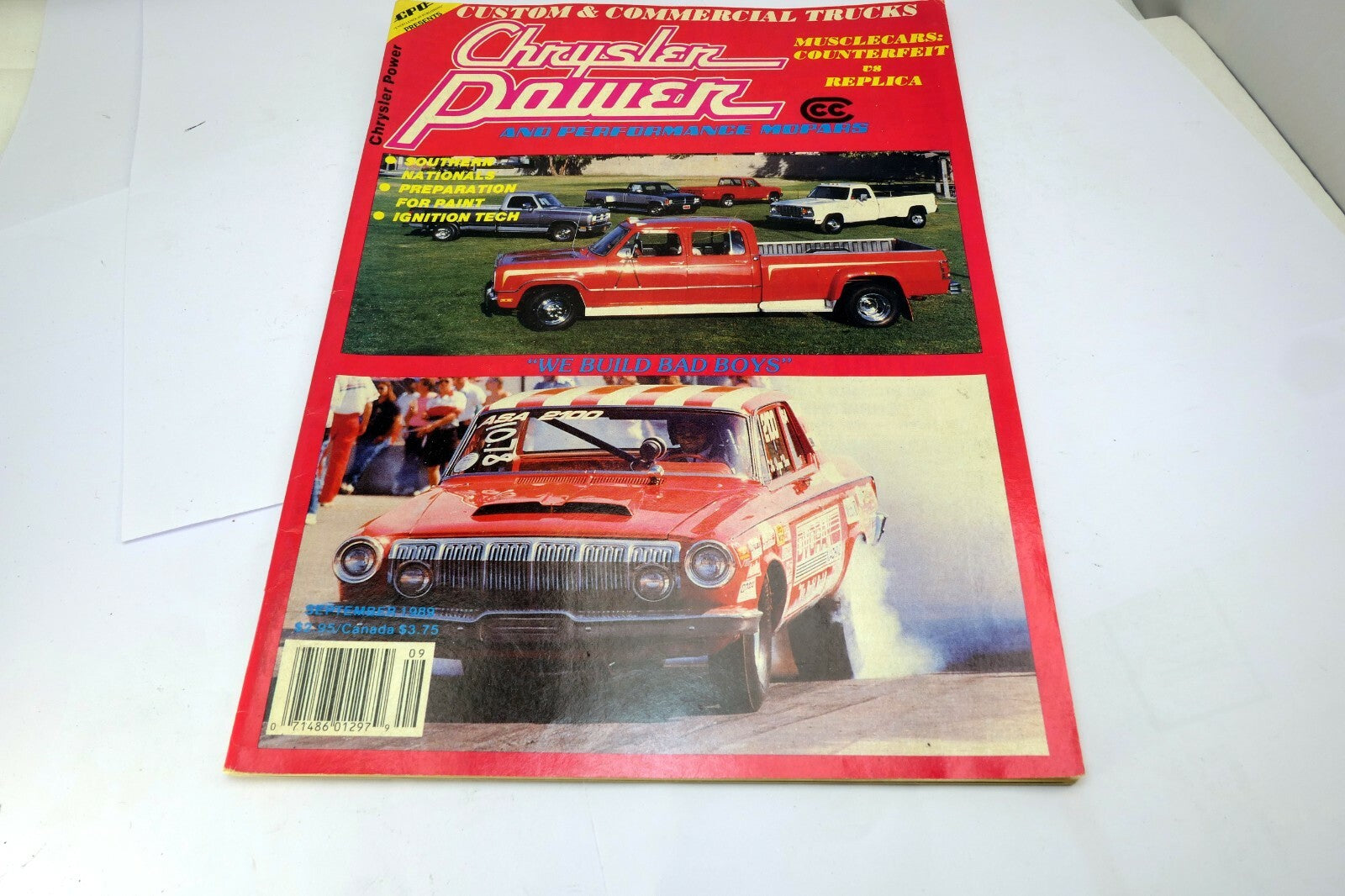 Chrysler Power Car Magazine September 1993  Performance Mopars Muscle cars Fakes