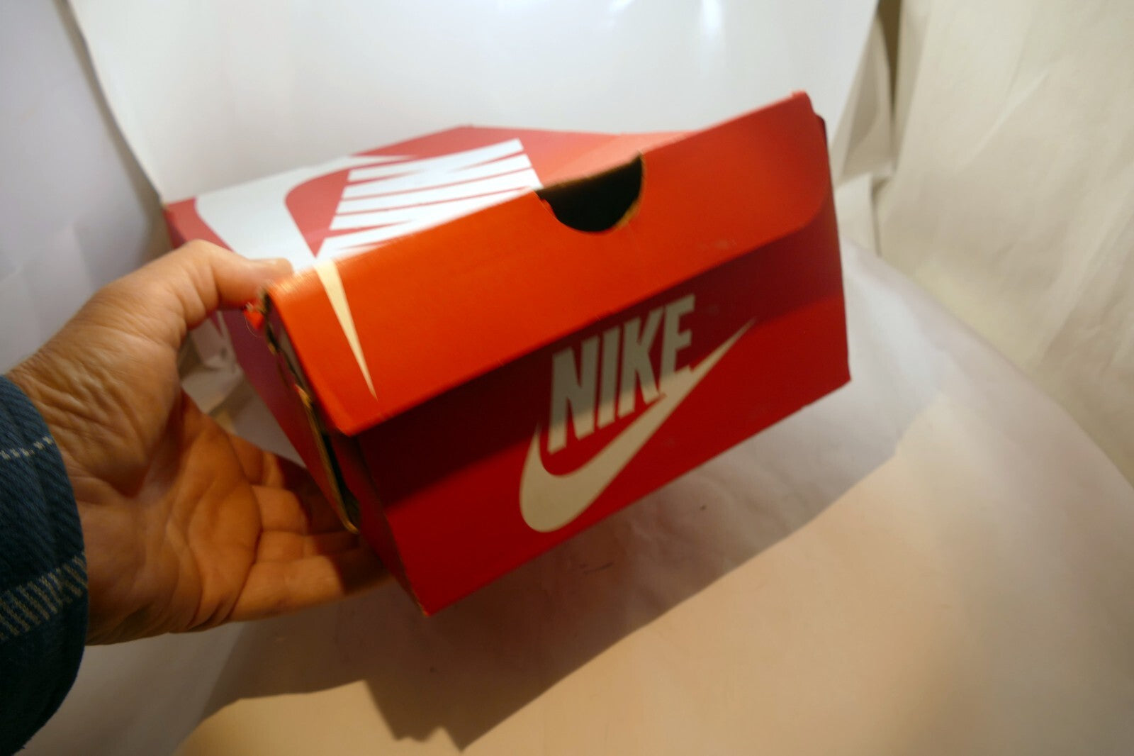 Storage BOX ONLY  Nike Dunk Low  White/Black 9 7.5  DD1503 101