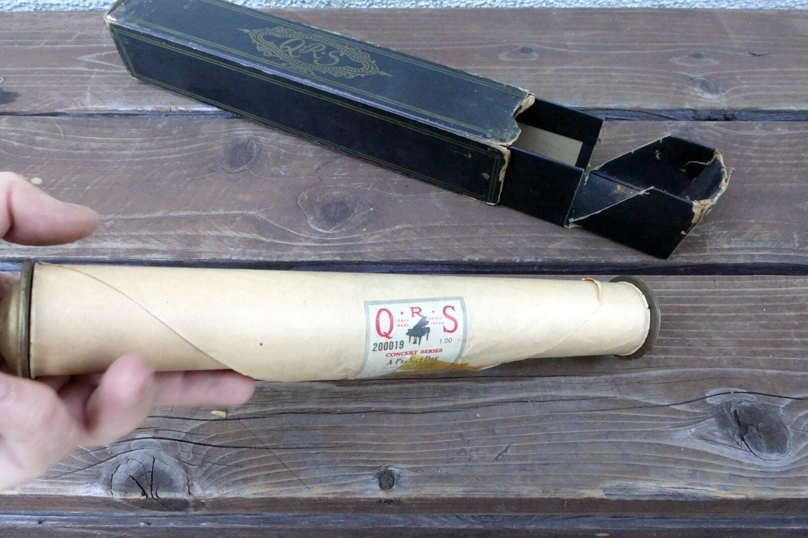 QRS 200019 Piano roll A Perfect Day Carrie Jacobs-Bond