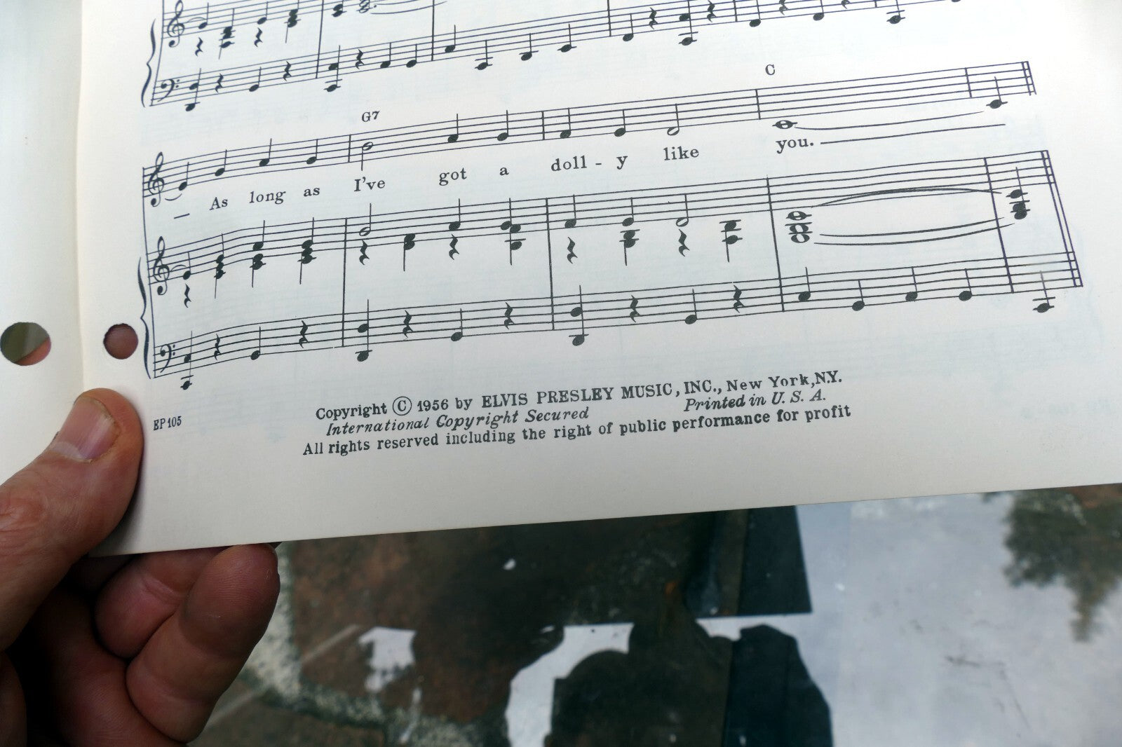 Poor Boy by Elvis Presley Vera Matson  1956 Sheet Music