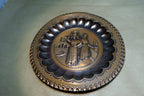 Ricordo D’Abruzzo 3D Copper 10" Plate hanging Wall Art decor Italy lady