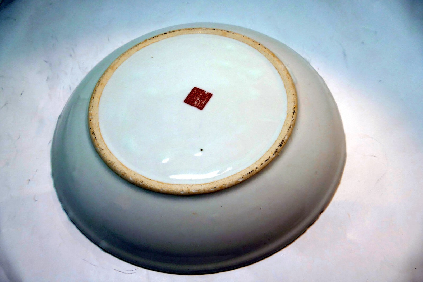 Chinese Butterfly Porcelain Plate Da Qing Daoguang Nian Zhi antique