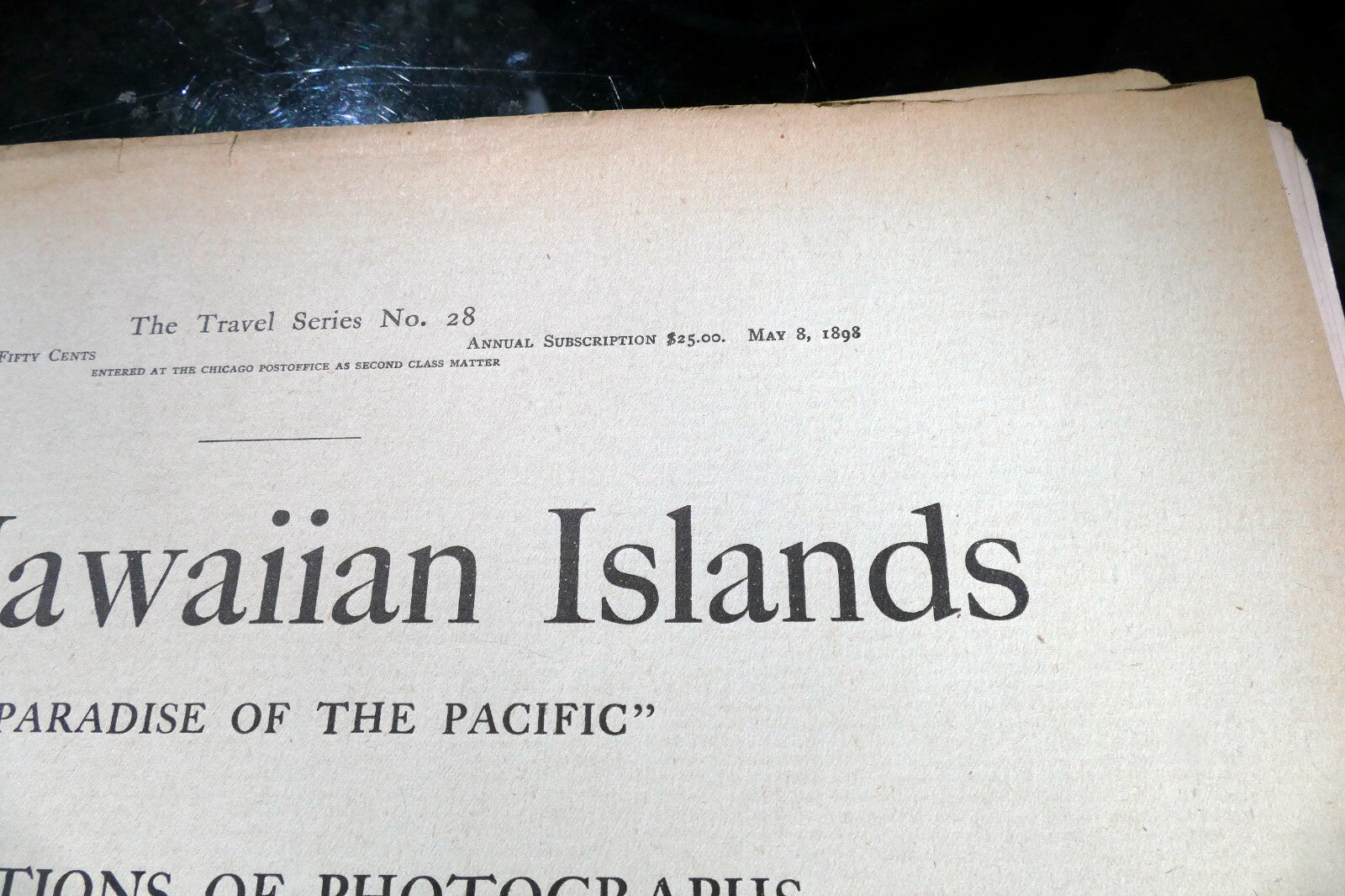 The Hawaiian Islands Paradise Of The Pacific Book Photographs Journal May 1898