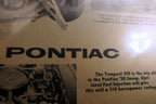 Pontiac fabulous '58 engines tempest 395 magazine advertisement ad 1958