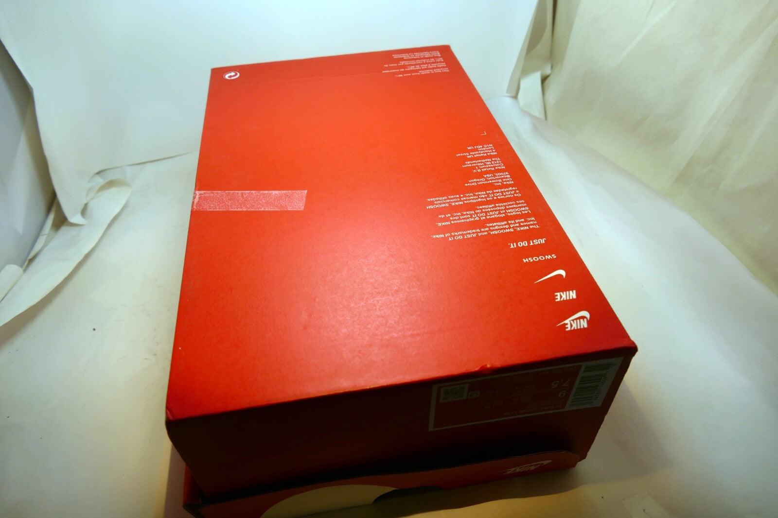 Storage BOX ONLY  Nike Dunk Low  White/Black 9 7.5  DD1503 101