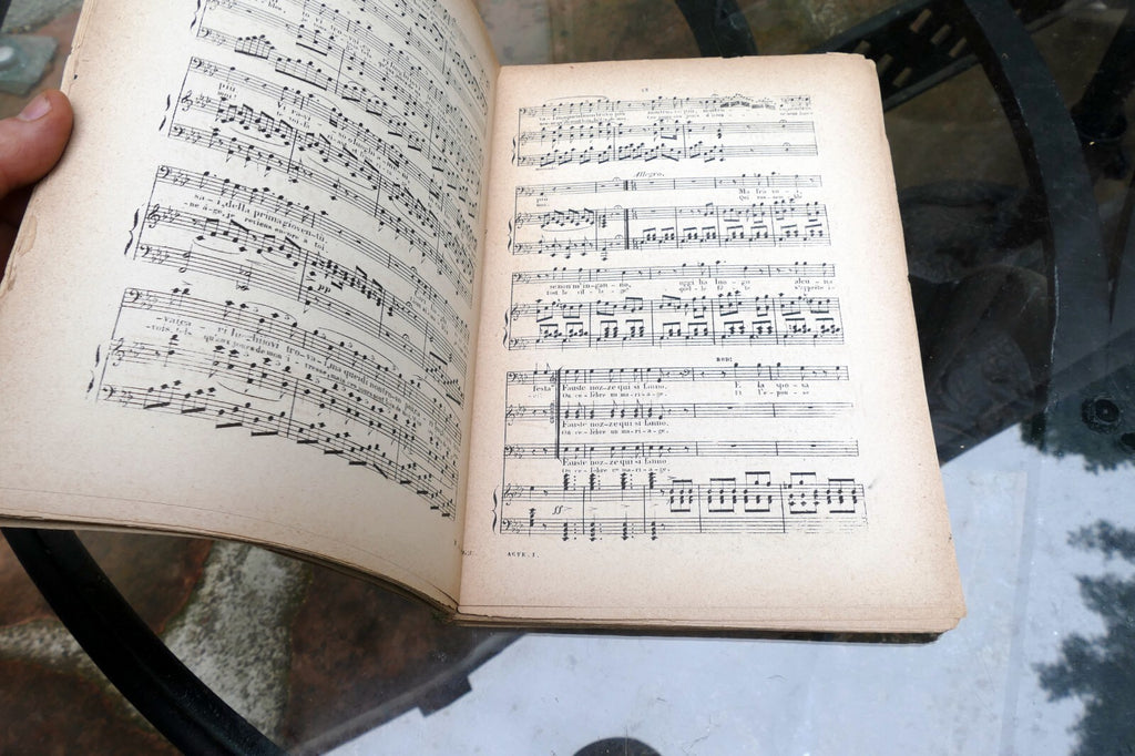 Sonnambula Bellini Paris Schlesinger 1850-1890 sheet music Partition Piano chant