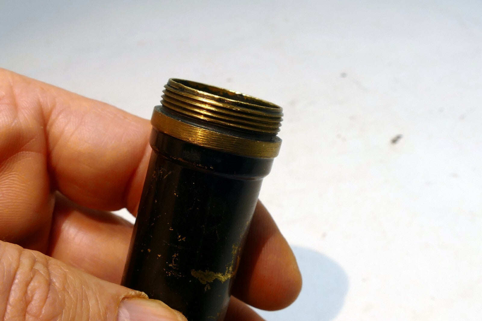 Antique Telescope Brass Nautical Spyglass 19th century - missing front glass