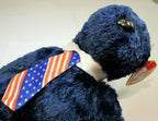 Ty beanie babies "pops" usa 2002 teddy bear 8" new with tag daddy father