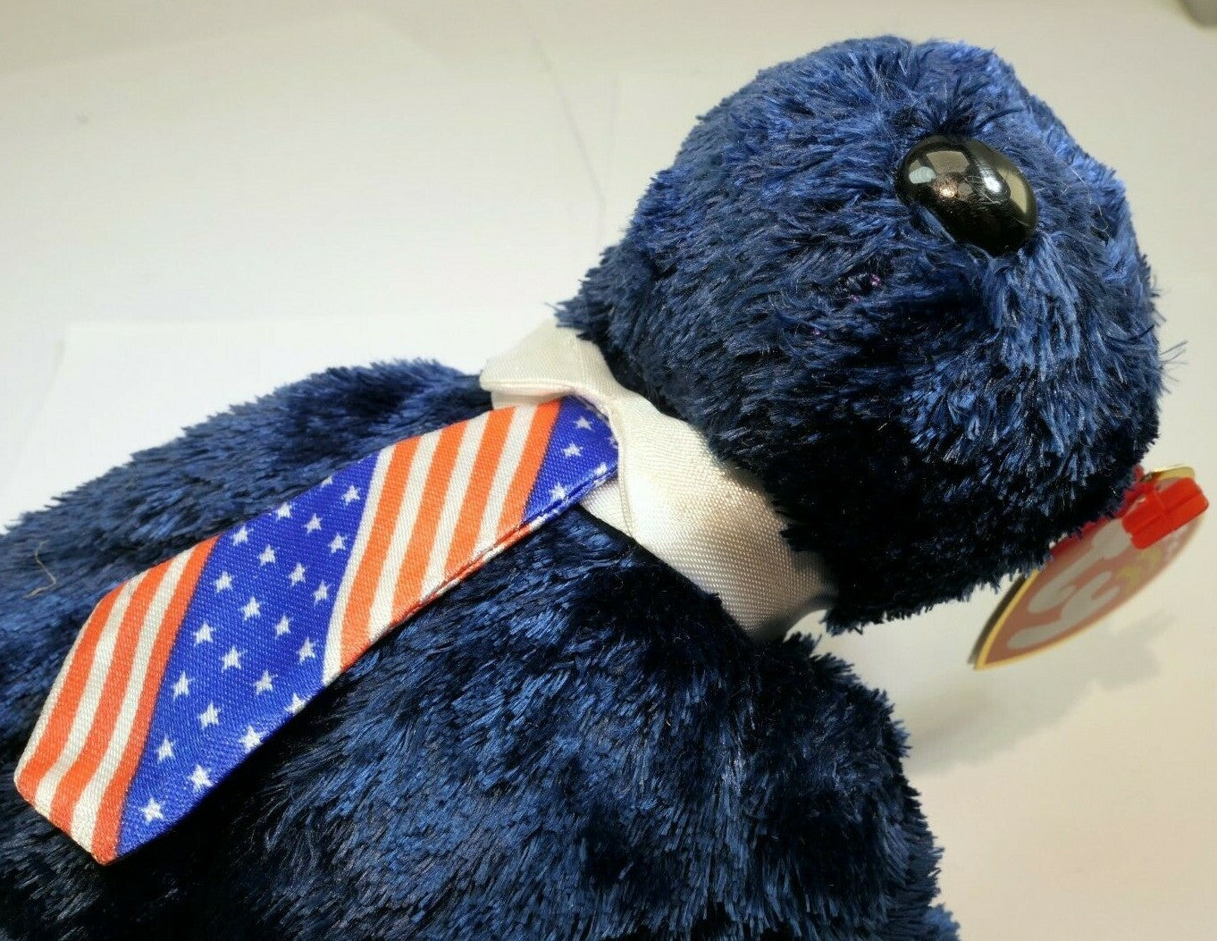 Ty beanie babies "pops" usa 2002 teddy bear 8" new with tag daddy father