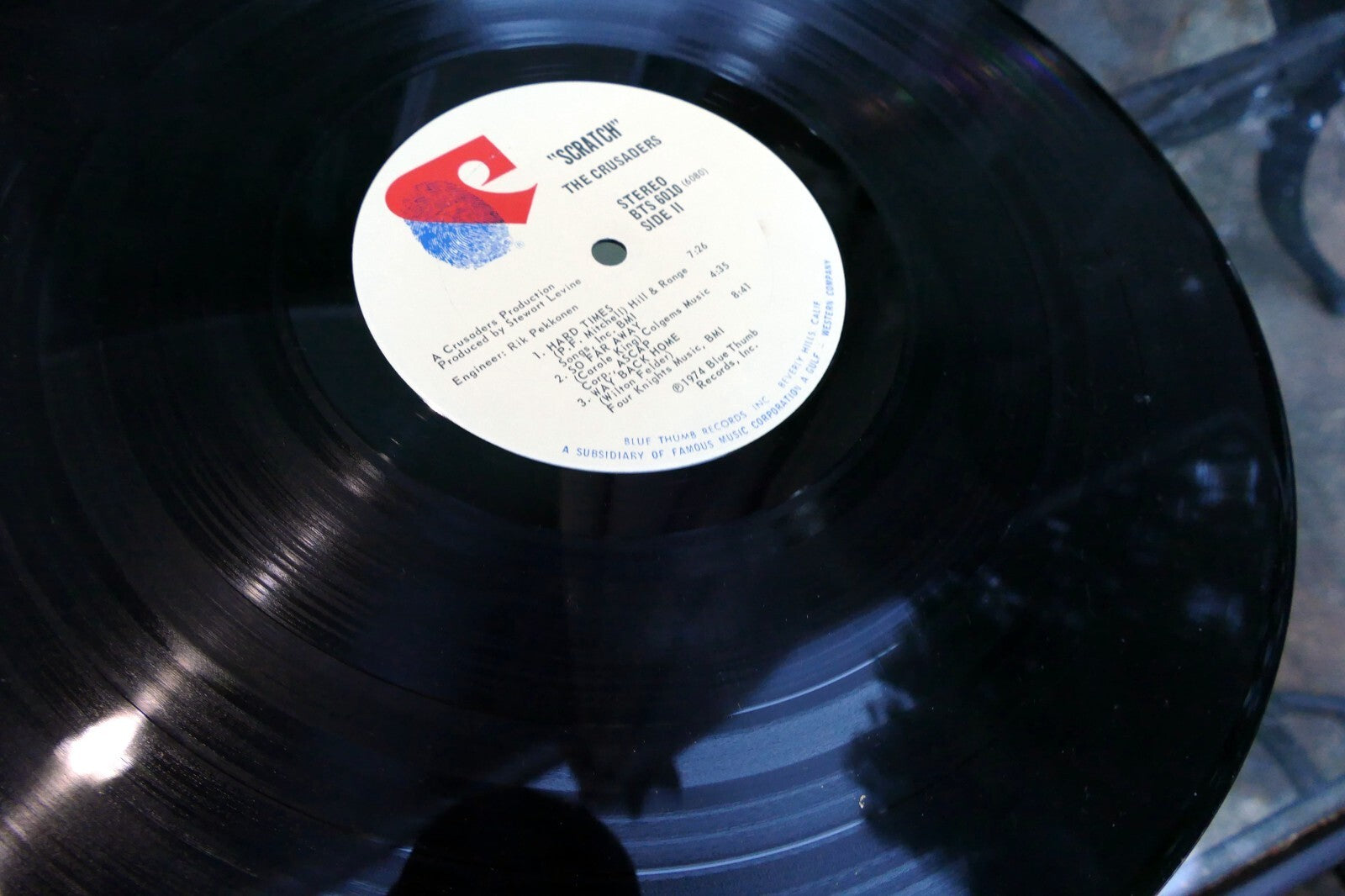 The Crusaders – Scratch Vinyl, LP 1974 original Blue Thumb – BTS 6010