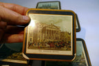 Pimpernel Beverage Coasters Tourist spots England Set of 5 Square 4" Parliament