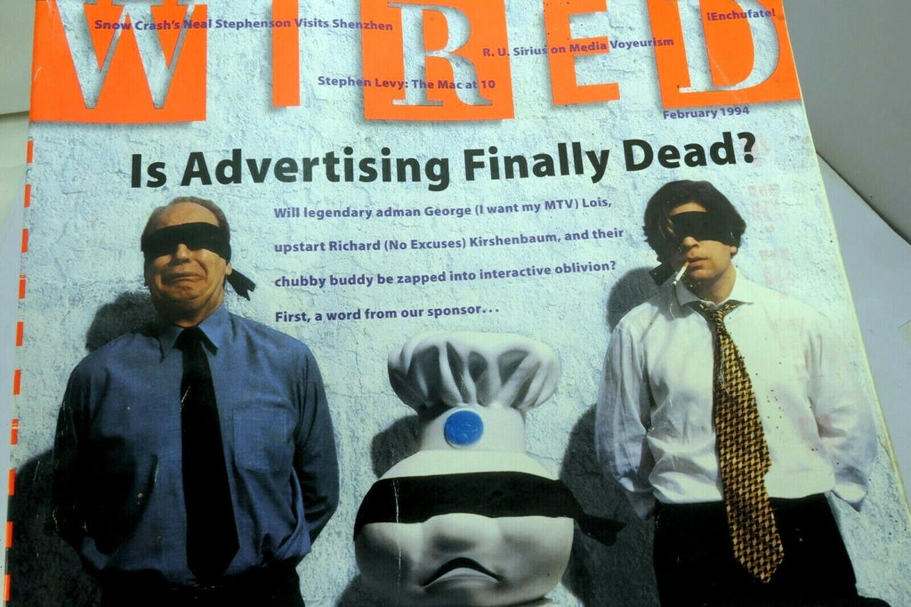 Wired magazine february 2016 " is advertising dead?"