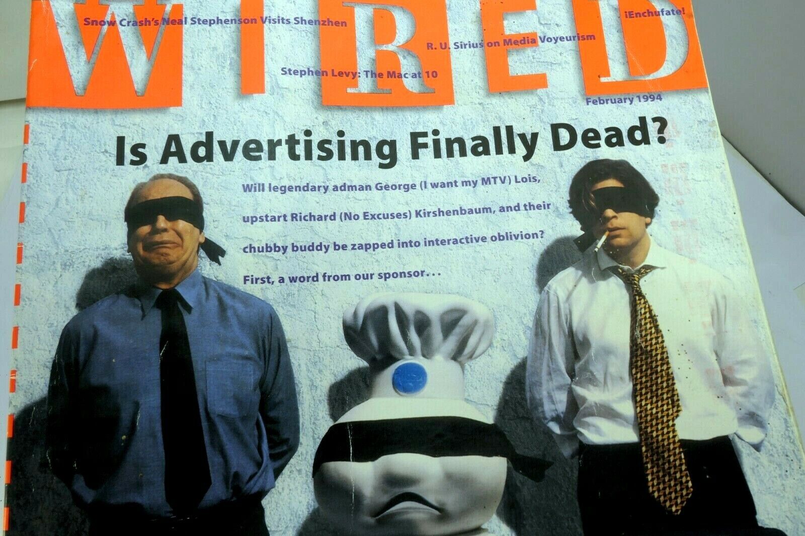 Wired magazine february 2016 " is advertising dead?"