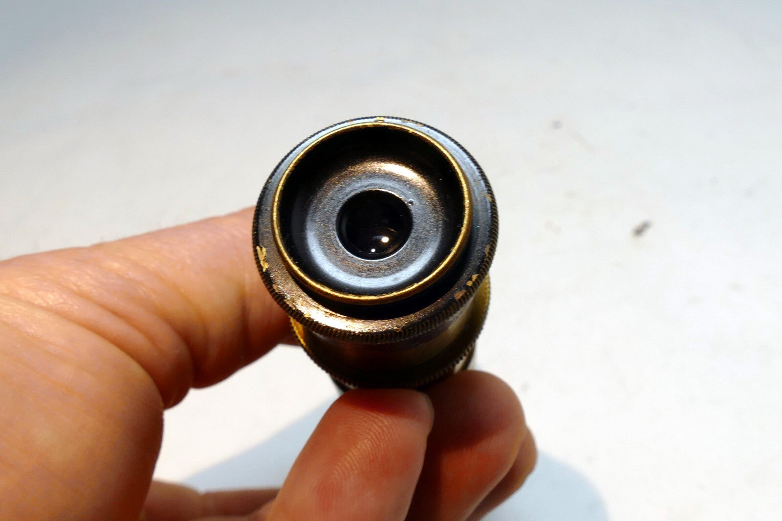 Antique Telescope Brass Nautical Spyglass 19th century - missing front glass