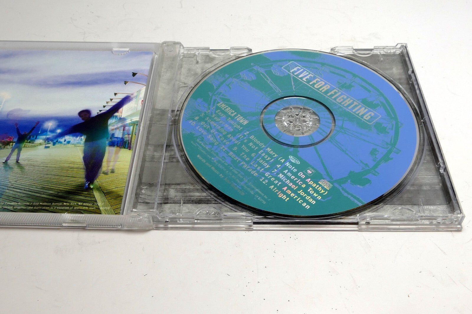Five for Fighting : America Town CD 2000 Sony Music CK 63759 Columbia  VERY GOOD