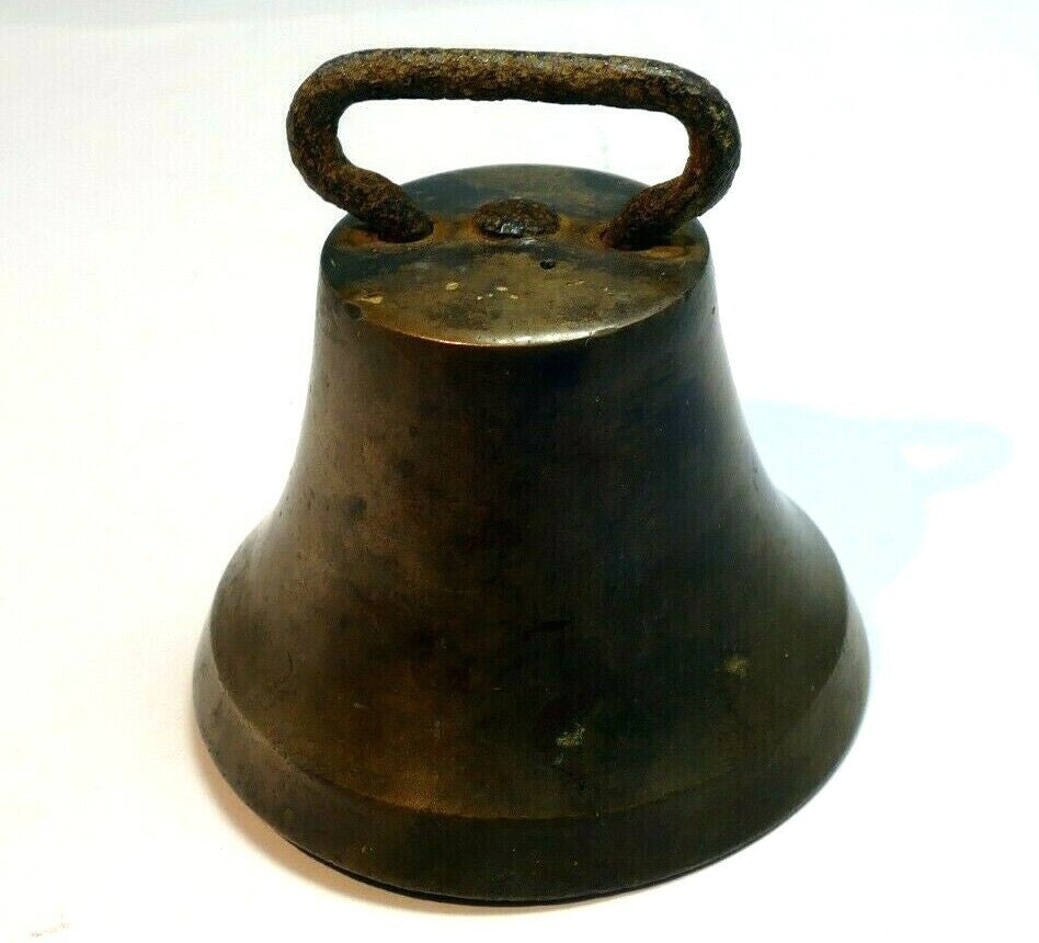 2" solid brass doorbell hanging entry wall decor vintage handmade