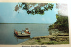 Mississippi Rover Ferry Landing USA Post Card 1960's vintage