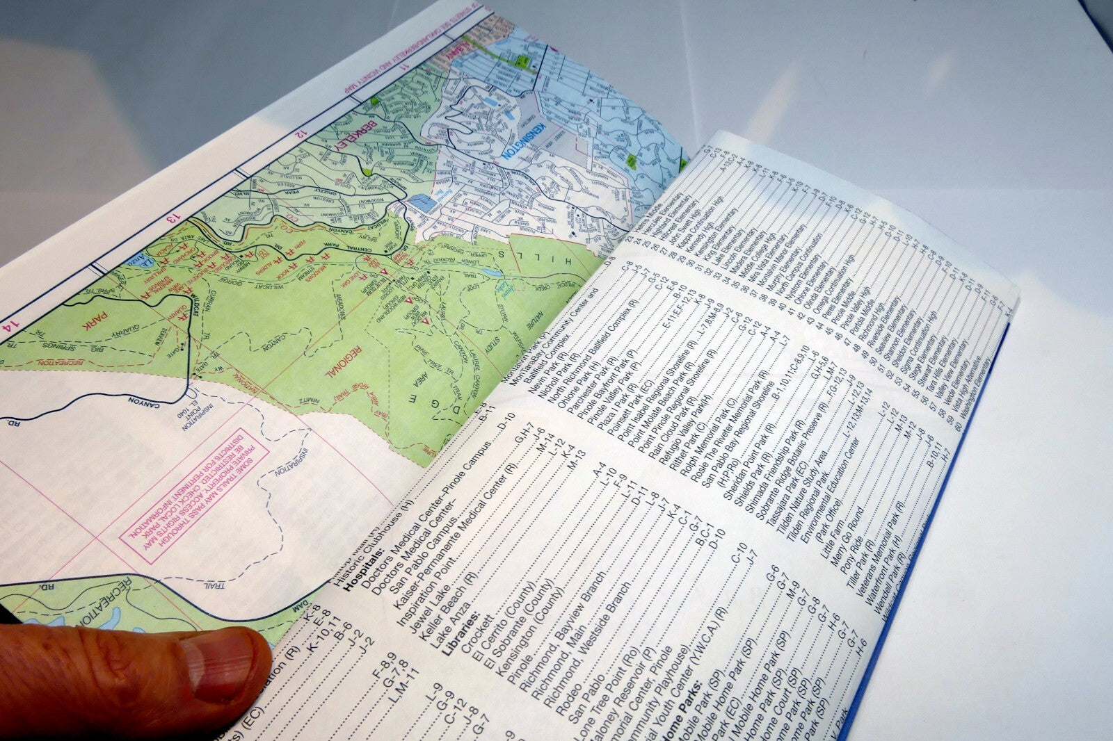 AAA Richmond City Series MAP Hercules Pinole Rodeo San Pablo guide
