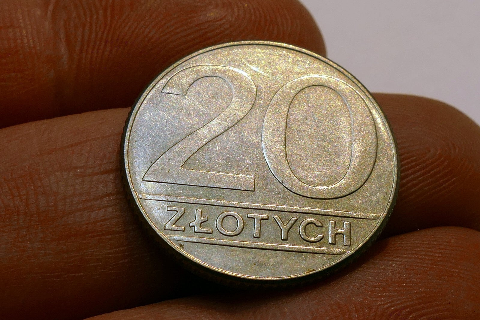 1989 POLAND 20 ZLOTYCH COIN 5.65 g COPPER-NICKEL CIRCULATED