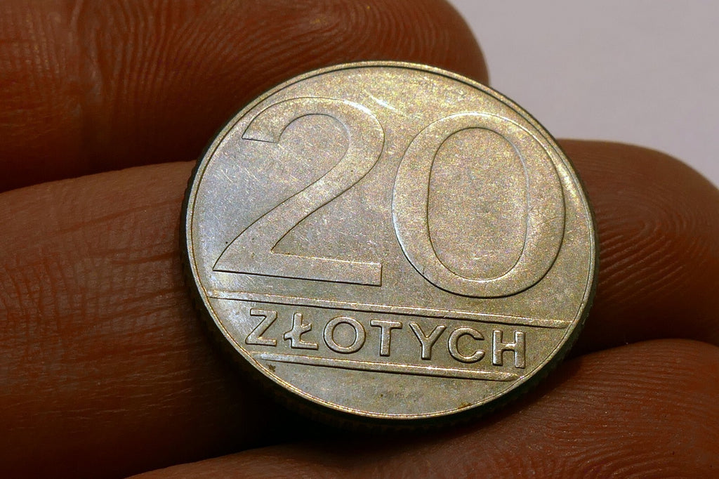 1989 POLAND 20 ZLOTYCH COIN 5.65 g COPPER-NICKEL CIRCULATED