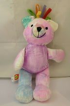 ALEX 14" RAINBOW Bear Plush Polyester Fiber 2006 colorful - USED