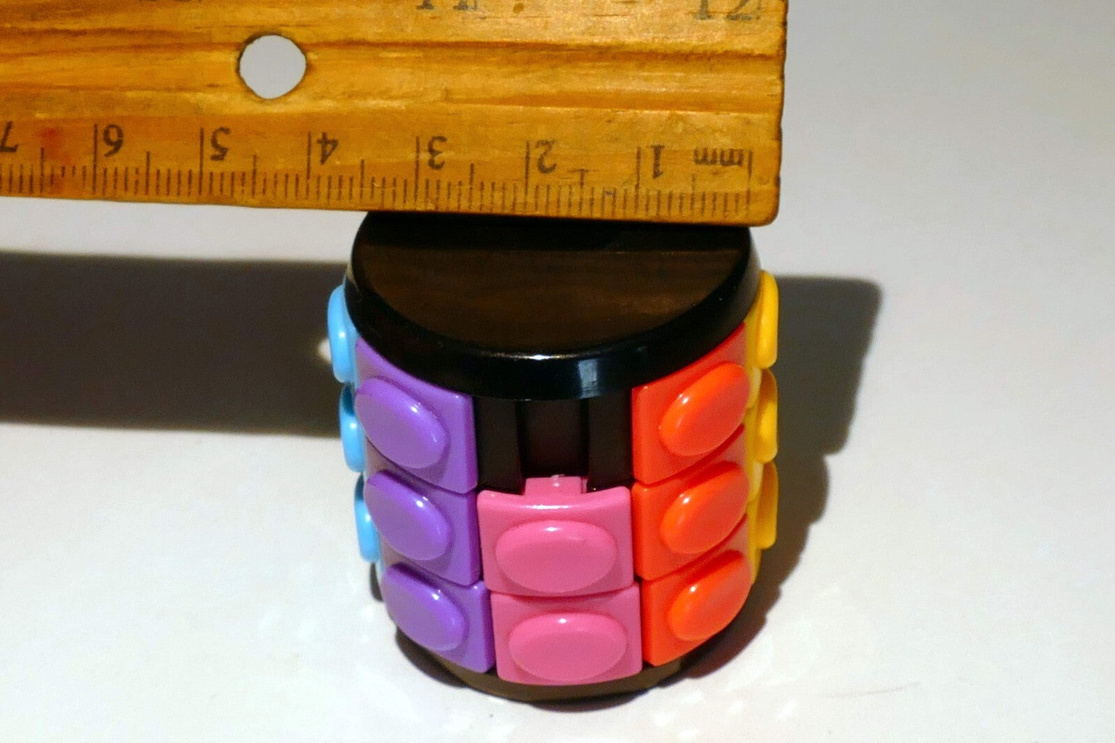 Rubic Cube Corn Game  Puzzle Toy small 1.5X1.5"