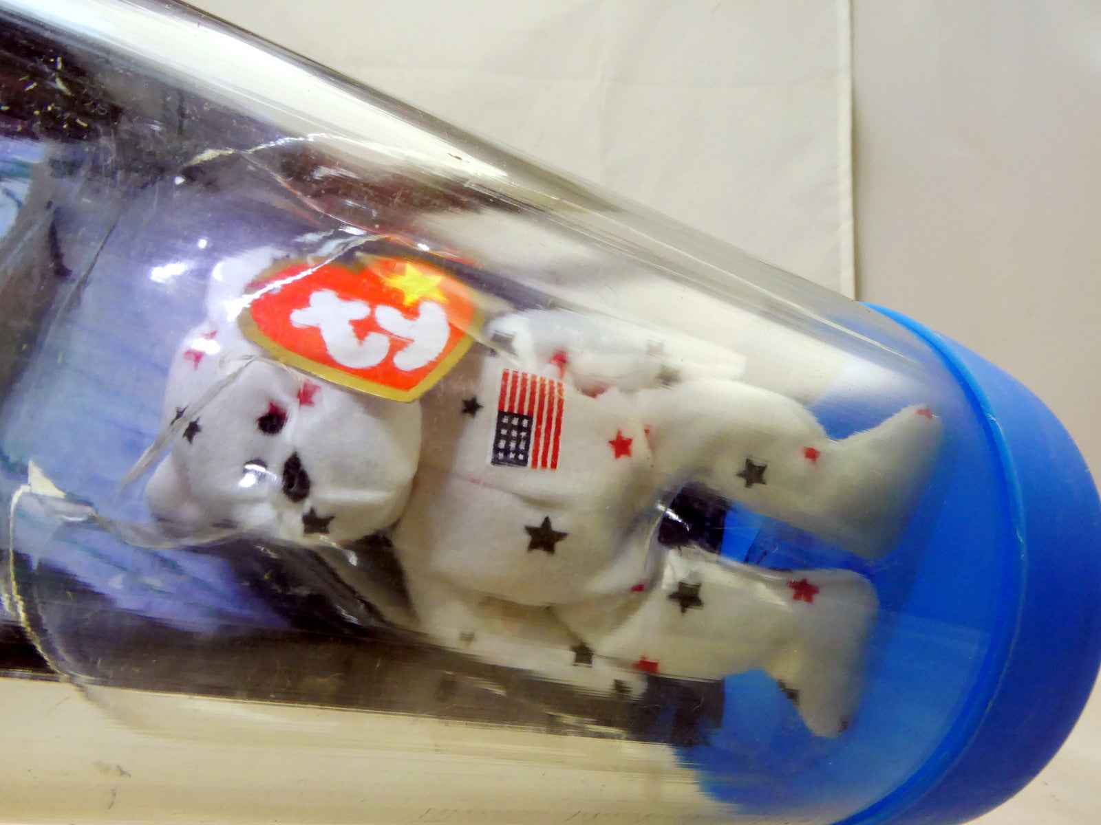 5" GLORY TY Beanie Baby Teddy Bear McDonald's Happy Meal 1999 Genuine