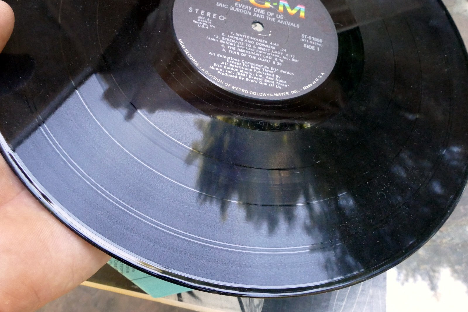 The Animals EVERY ONE OF US LP Vinyl Stereo MGM Record Album SE-4553 ST 91550