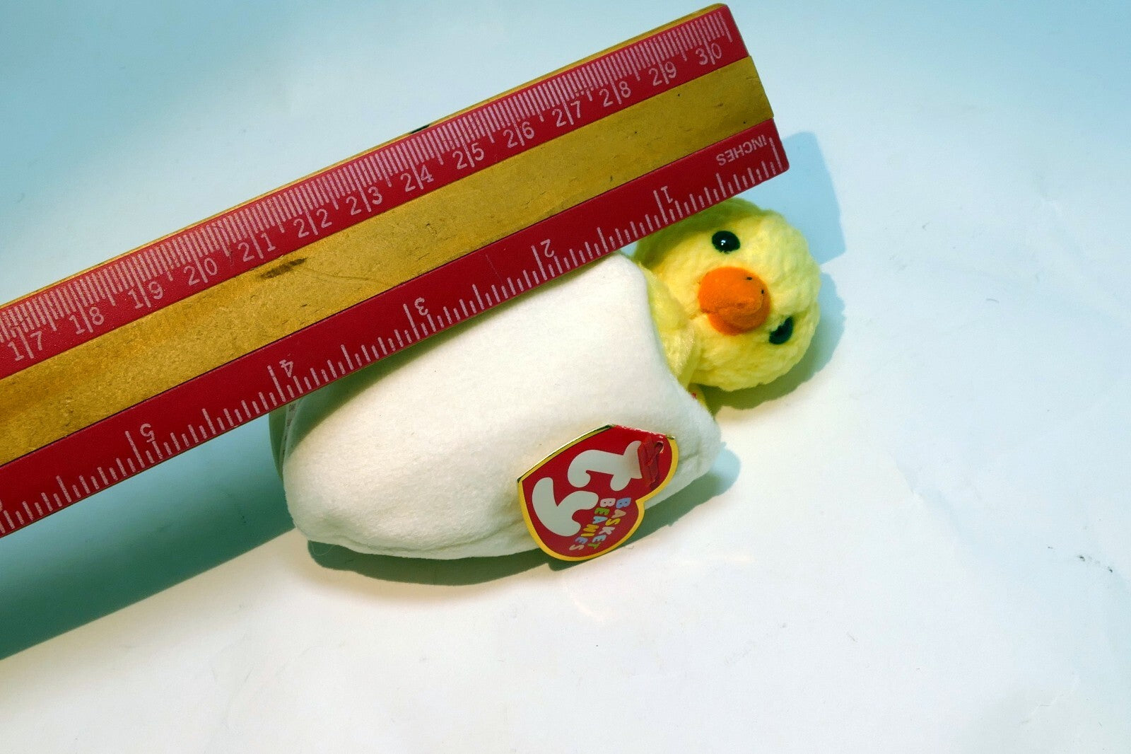 TY Basket Beanie Baby - EGGBERT the Egg & Chick Stuffed Animal Toy 4" small
