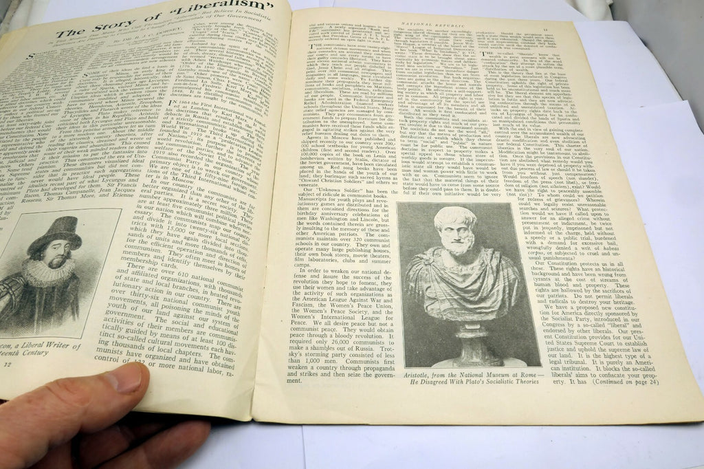 National Republic January 1936 Magazine of Fundamental Americanism USA