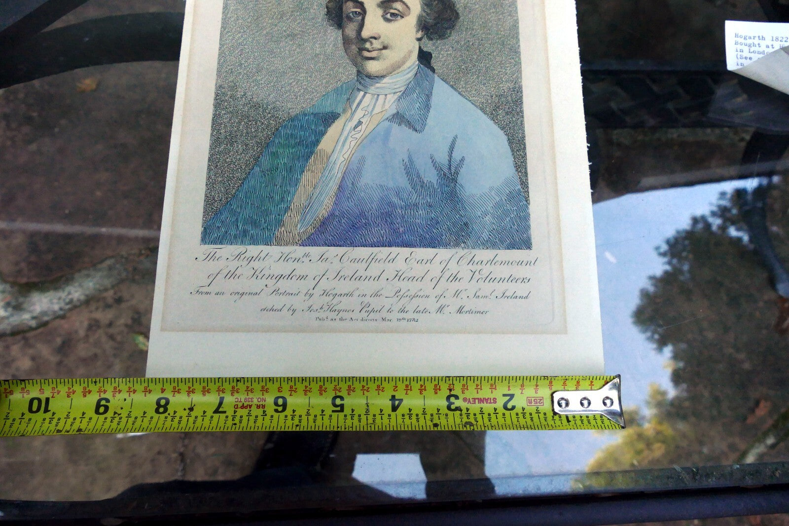 Antique Print - JAMES CAULFIELD-EARL OF CHARLEMONT-HAYNES-HOGARTH - 1782