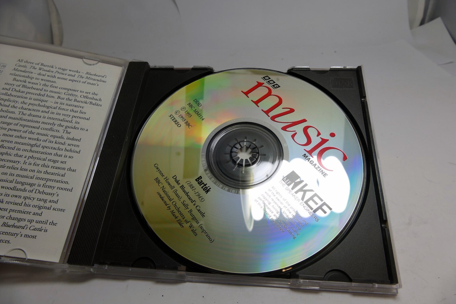 BBC Music Volume II Number 2 Bartok Duke Bluebeard's Castle CD BAL