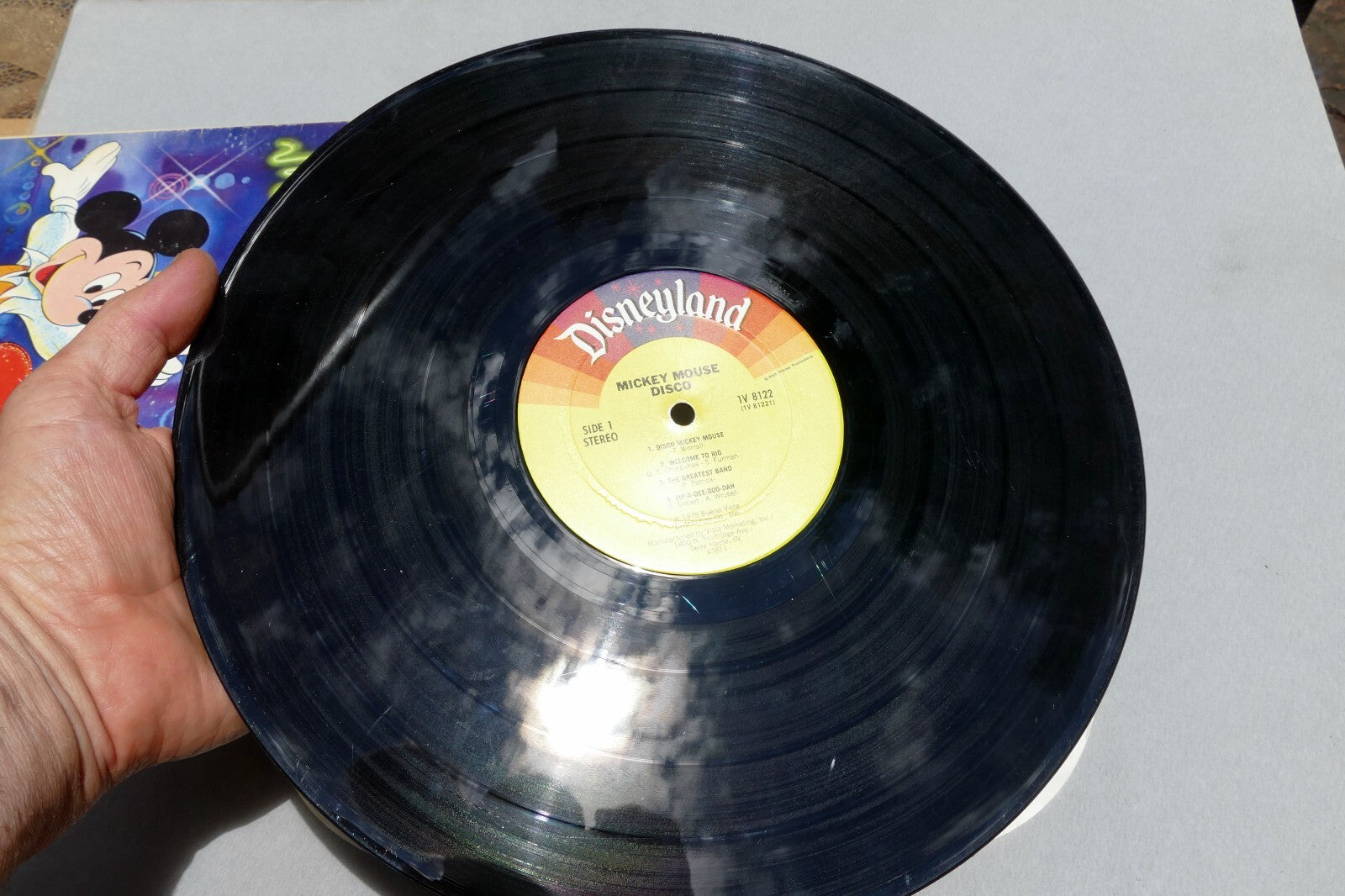 Mickey Mouse Disco Vinyl, LP 1979 Disneyland Walt Disney 1V 8122