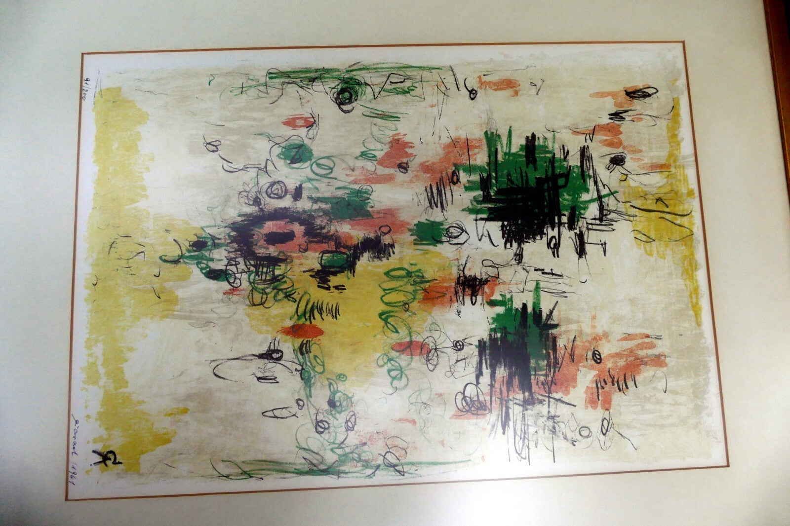 Rolf Cavael Lithograph Print Framed 91/200 Plate signed Limited numbered