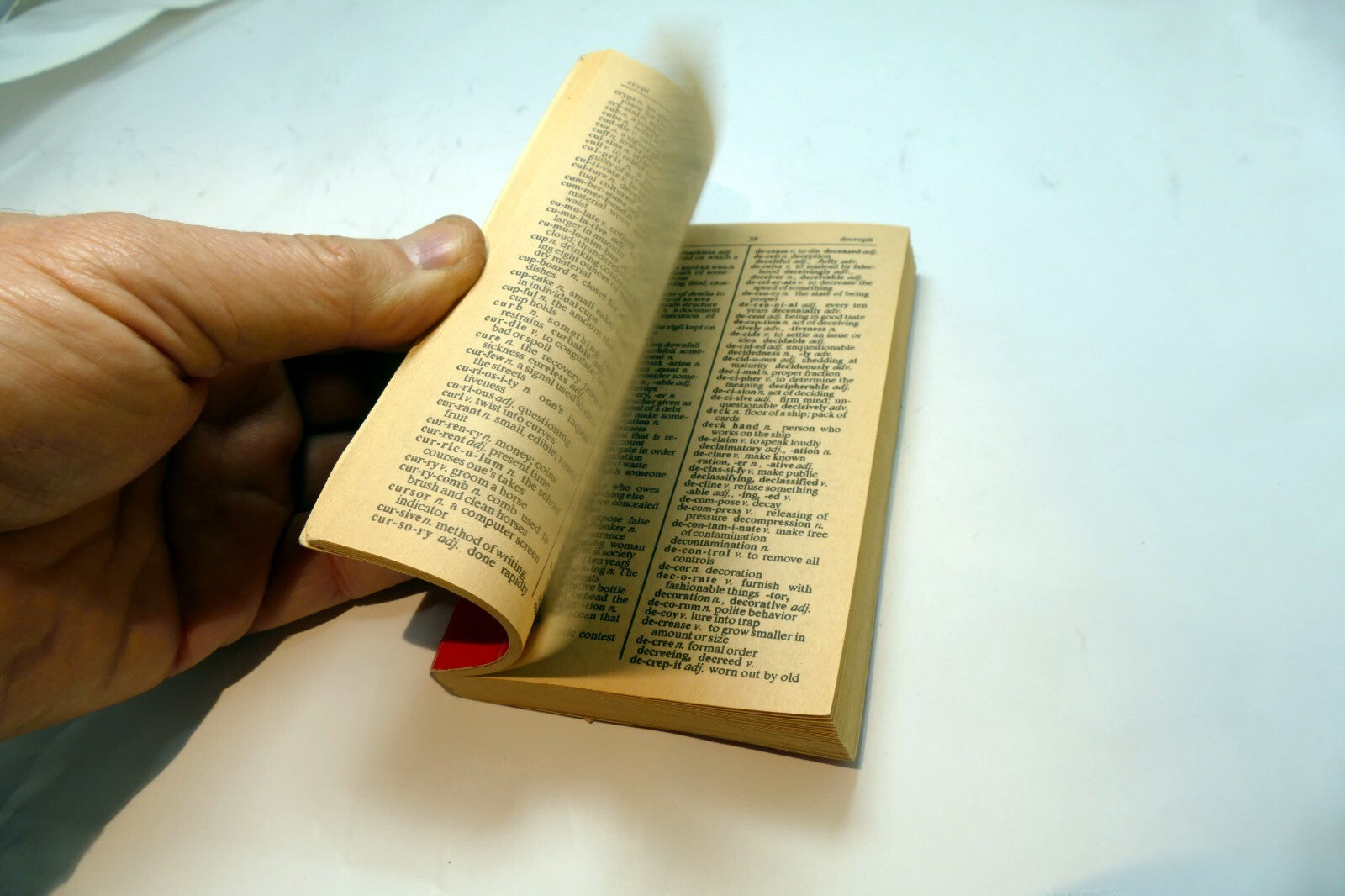 Vintage Vest Pocket Edition Webster Dictionary 1989