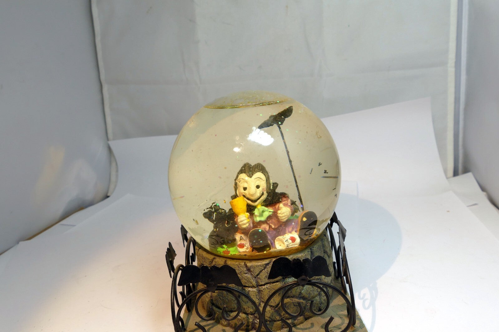 Halloween Snow Water Globe Bats Witch Cat Mato Vampire Bats