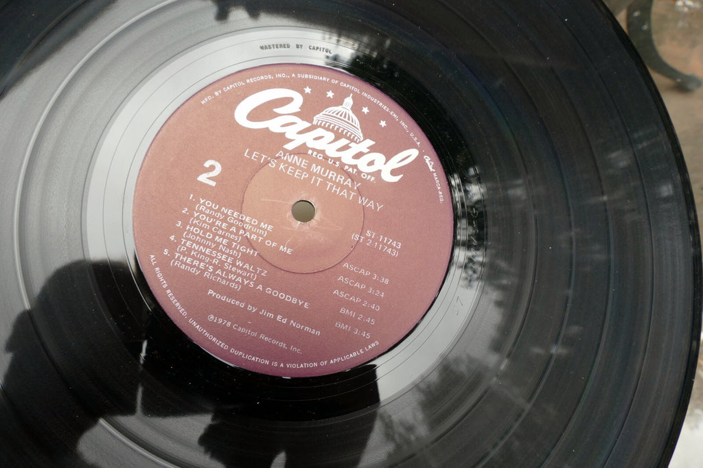 Anne Murray  LP  Let's Keep It That Way  Capitol  1978 ST-11743