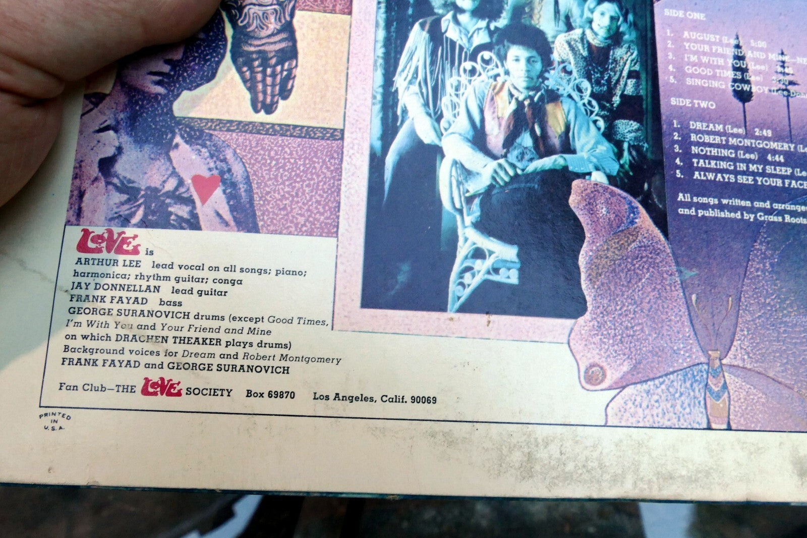 LOVE Four Sail LP   Vinyl   1969 Elektra EKS 74049 Arthur Lee