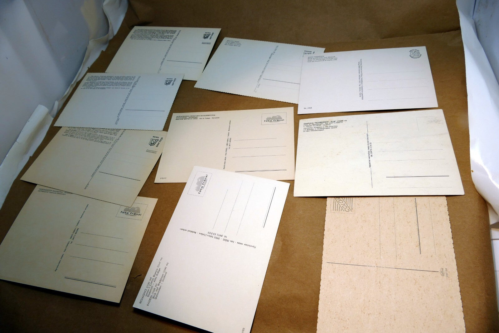 Salzburg Austria  Unposted Postcard Lot pack of 10 Landscapes Towns 1970's