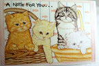 Note for you postcard animal shelter north shore league adopt a pet kitten cat
