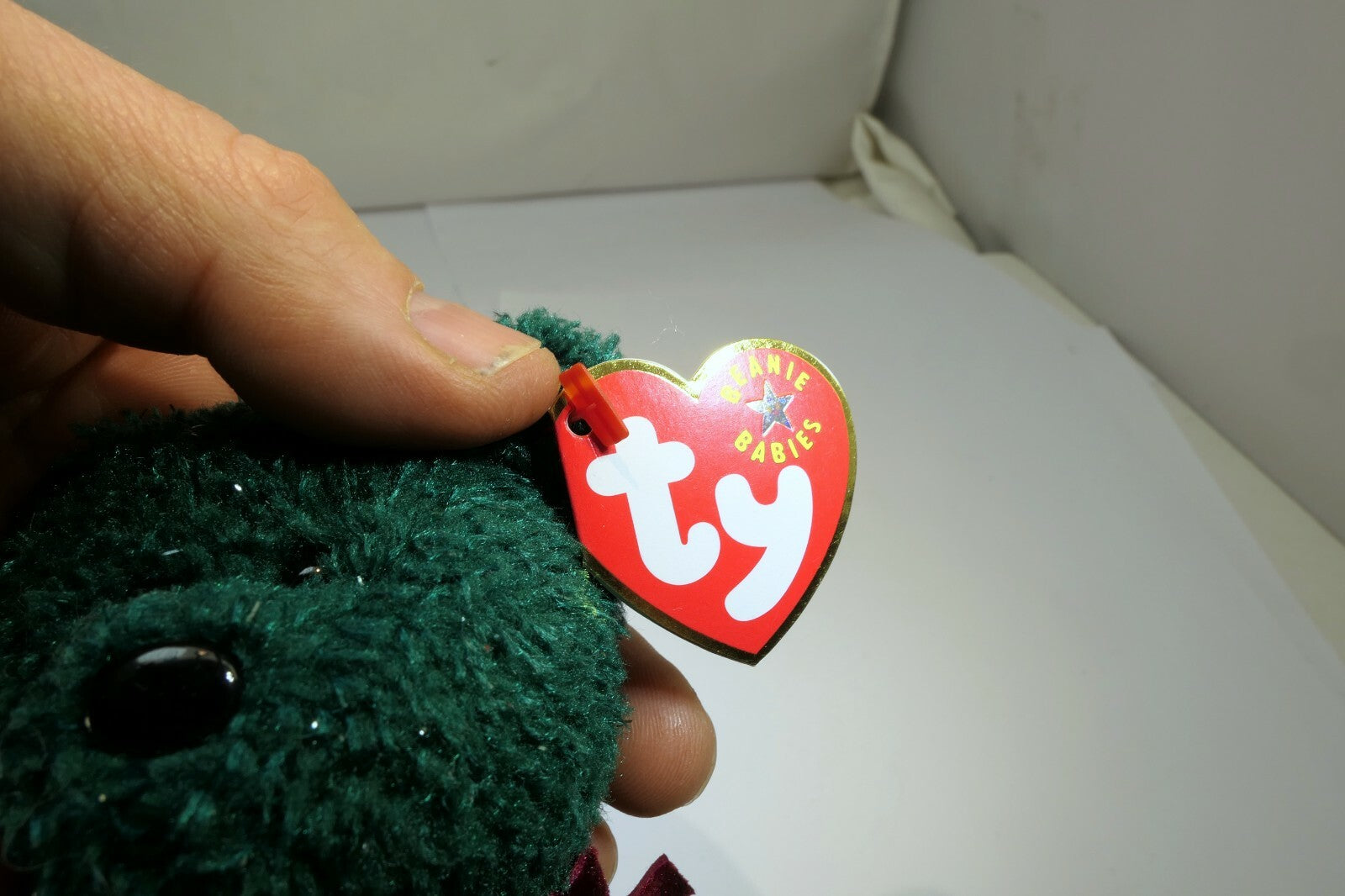TY Beanie Babies Collection 2001 Holiday Teddy 8" new unused with tag