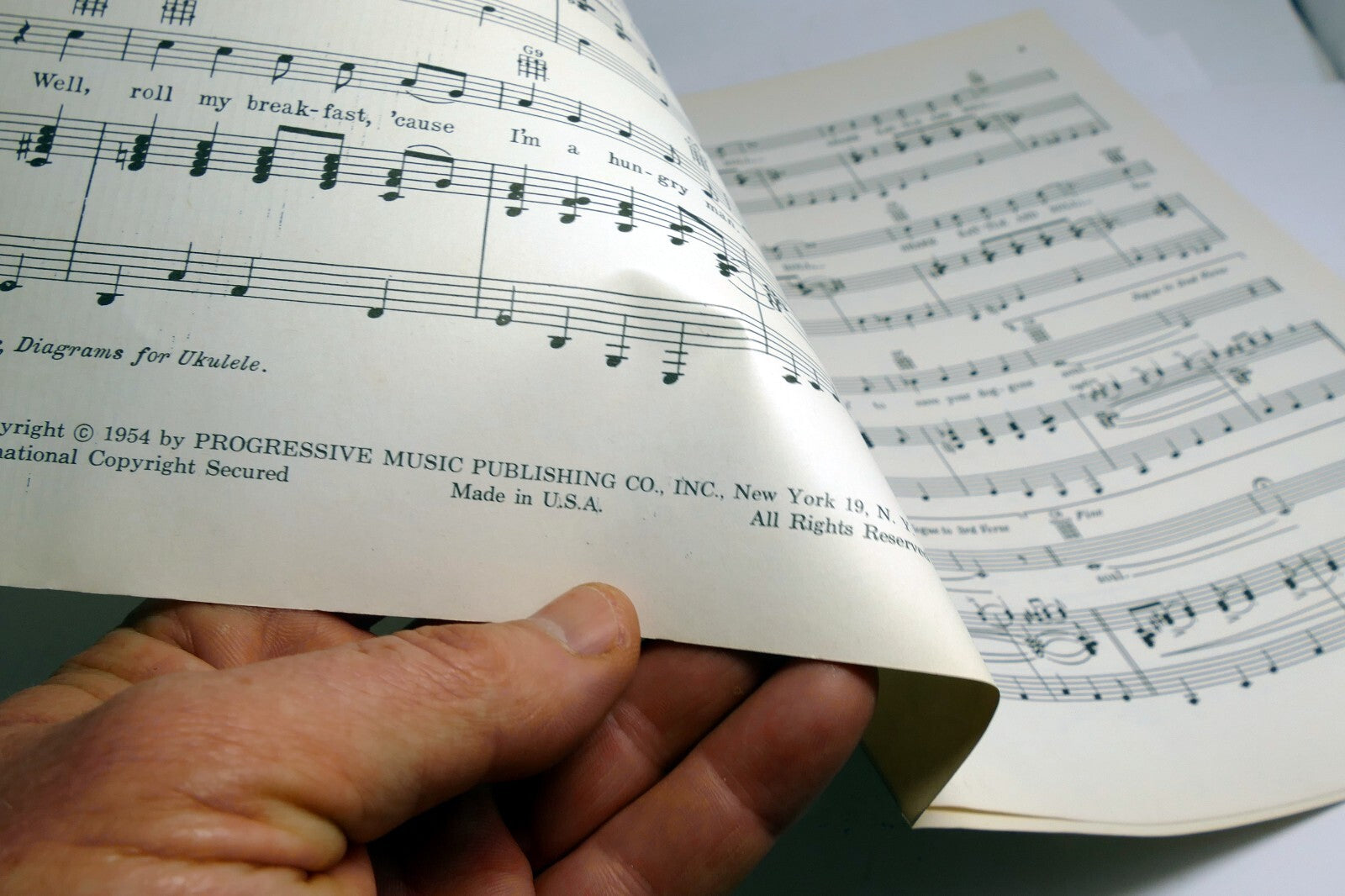 Shake Rattle and Roll Charles Calhoun  1954 Sheet Music Stone