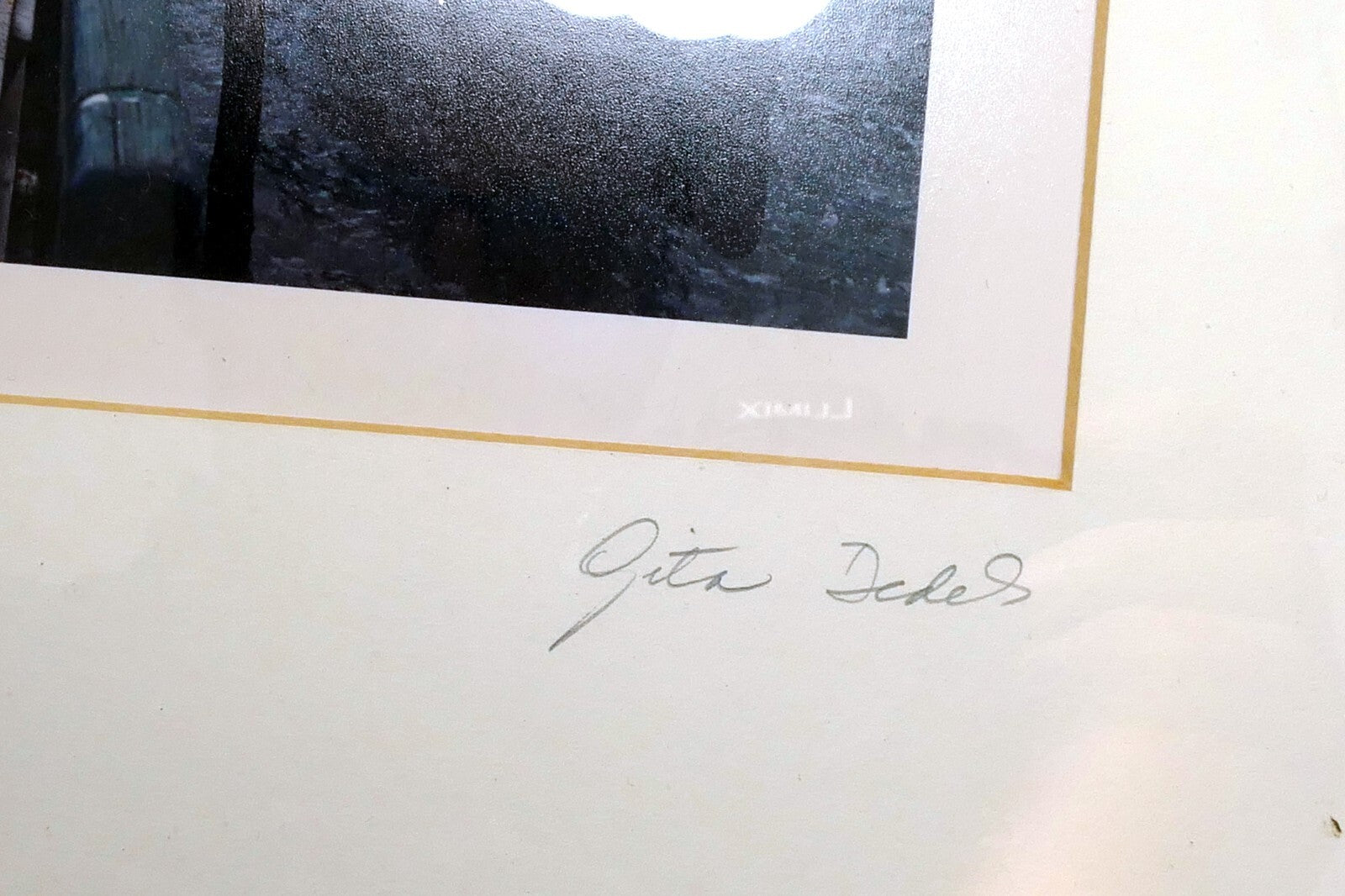 5X8” Photo Print - Venice Gondola by Gita Dedek  signed framed 1999