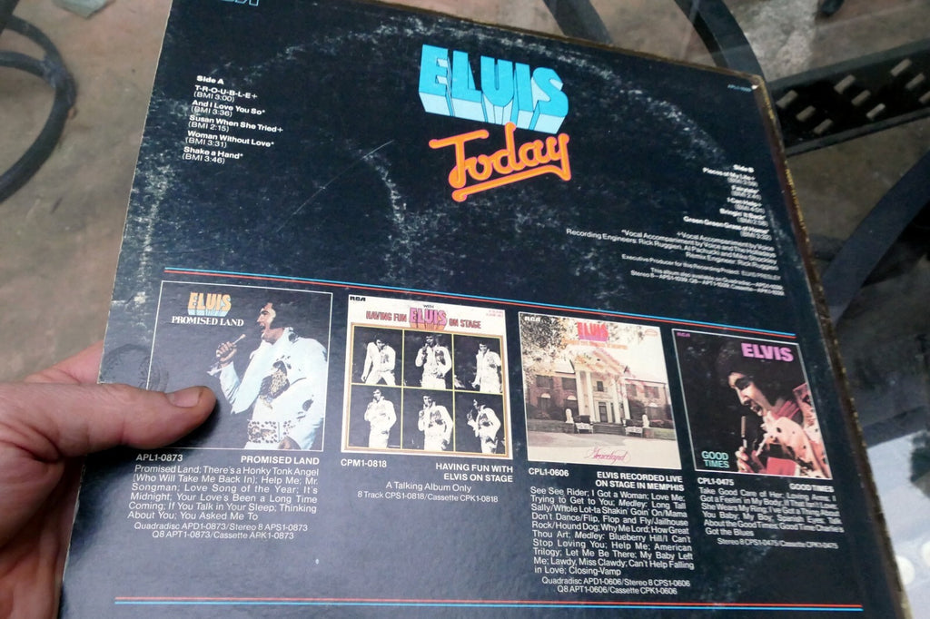 1975 Elvis Presley APL1-1039 Today - ALBUM ART COVER ONLY