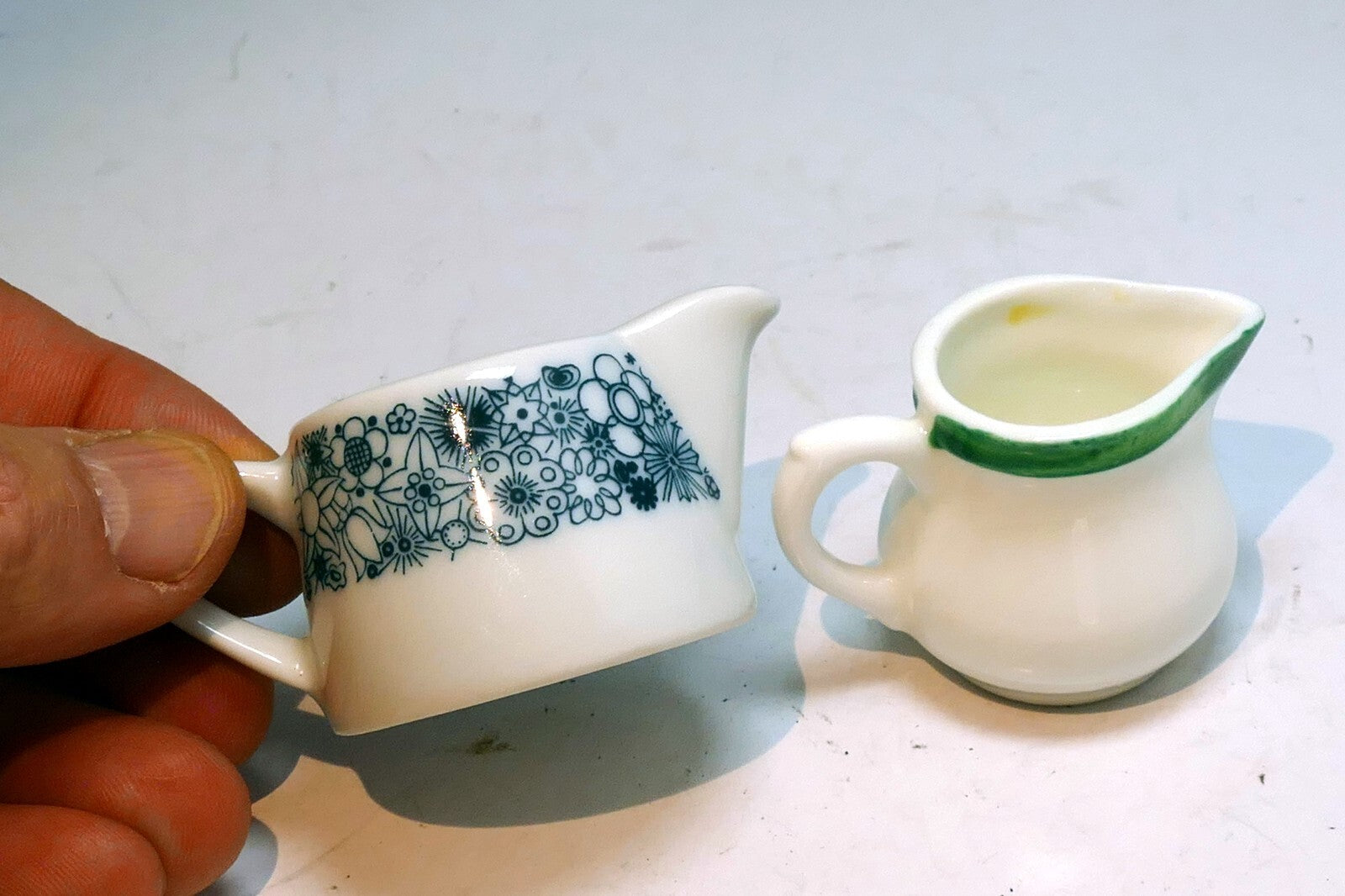 Bauscher Weiden Germany Bavaria white creamer small miniature pitcher